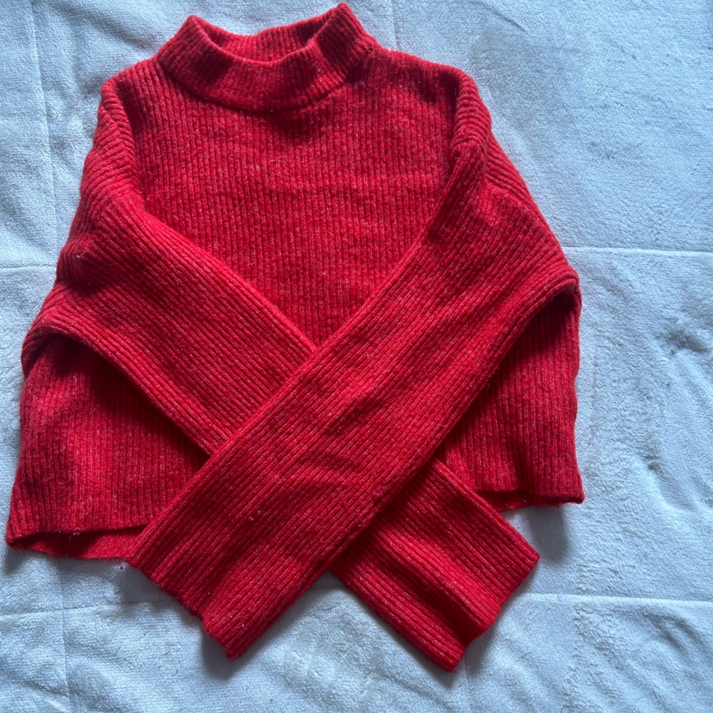 Red sweater